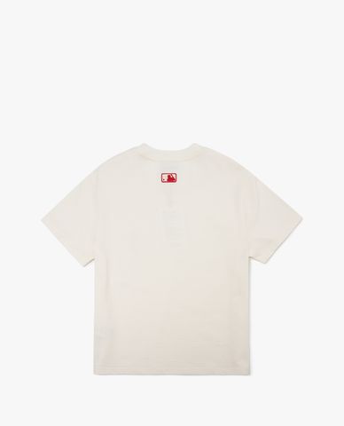  MLB - Áo thun unisex cổ tròn tay ngắn Heart 