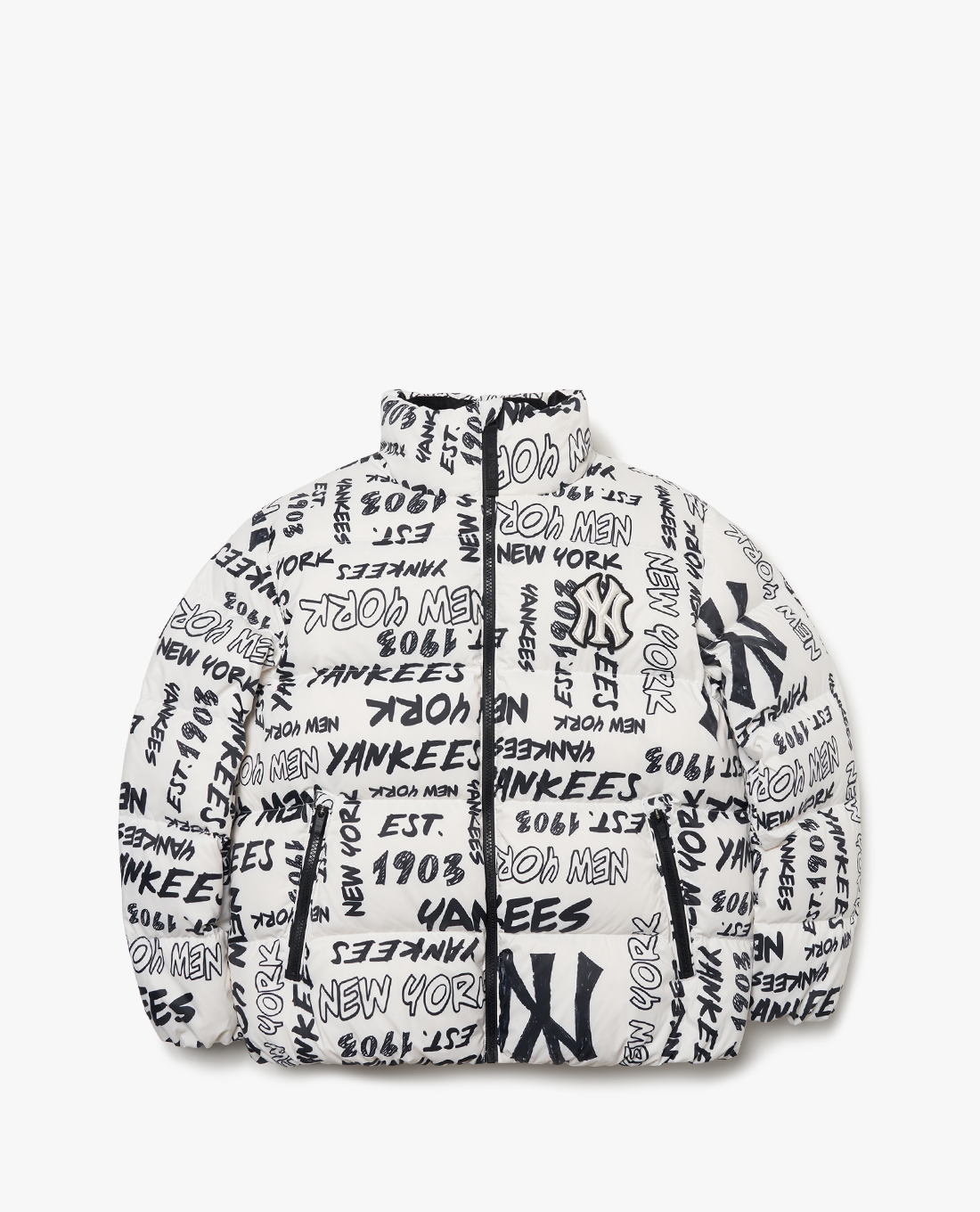 MLB - Áo khoác phao tay dài Graffiti Typography