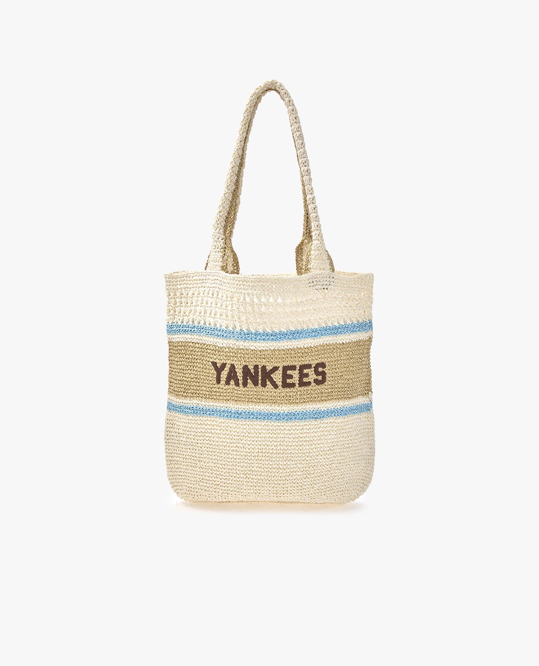 MLB - Túi tote unisex dệt kim phom chữ nhật Summer