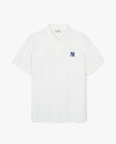  MLB - Áo polo unisex cổ bẻ tay ngắn Basic Comfortable Fit Kara 