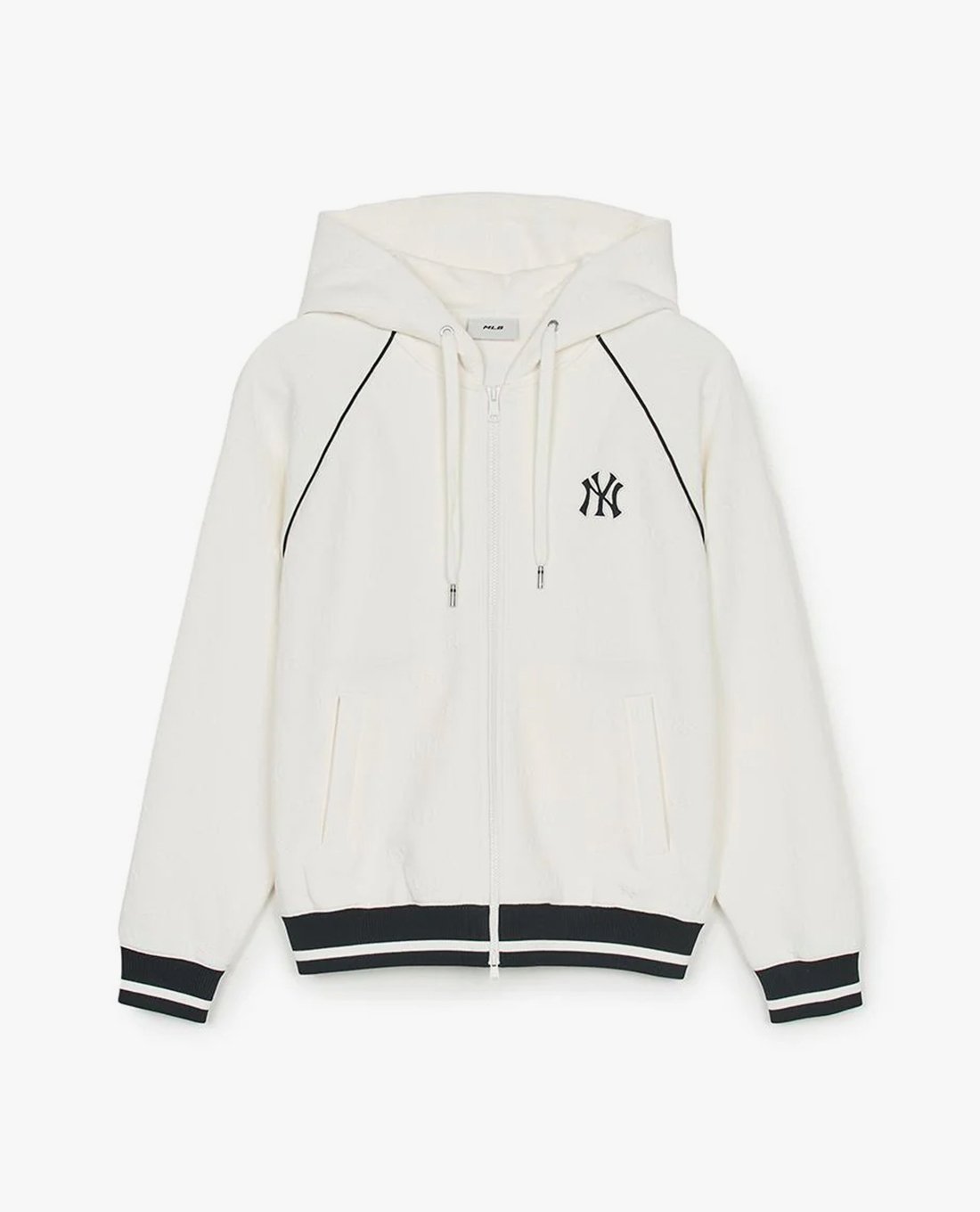 MLB - Áo khoác phối mũ unisex Tonal Jacquard Dia Monogram
