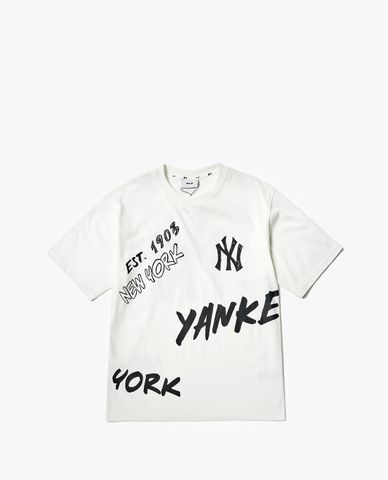  MLB - Áo thun ngắn tay Graffiti 