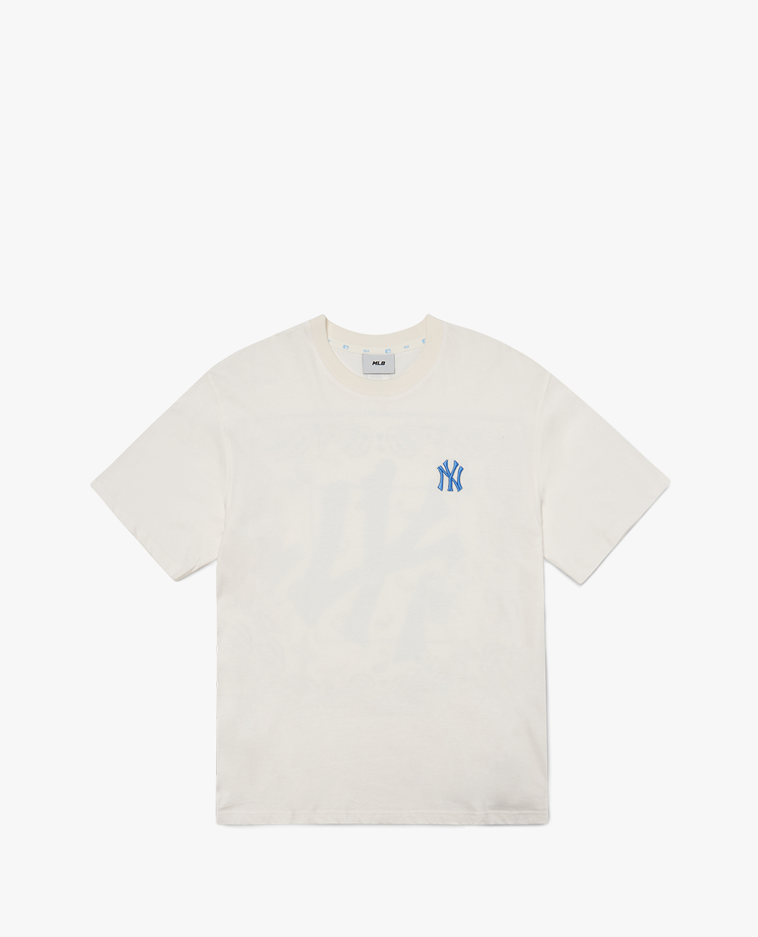 MLB - Áo thun unisex cổ tròn tay ngắn Paisley Back Logo