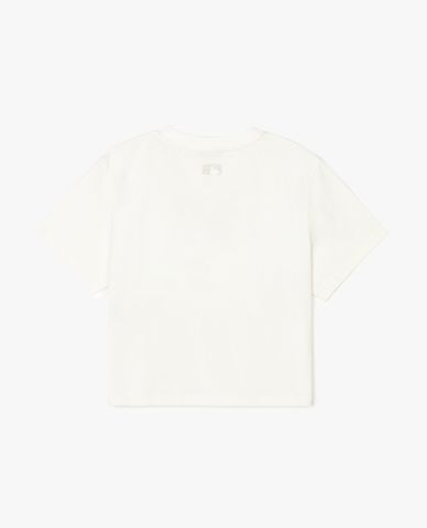  MLB - Áo croptop nữ cổ tròn tay ngắn Basic Small Logo 