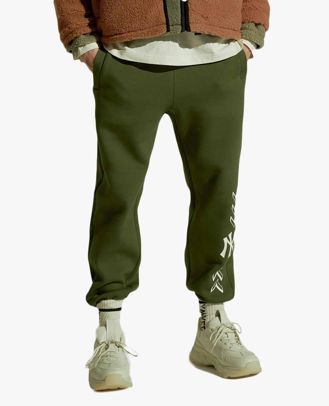 MLB - Quần jogger lưng thun Symbol Training