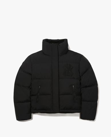  MLB - Áo khoác phao cổ trụ phom ngắn thời trang 