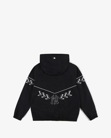  MLB - Áo khoác kiểu tay dài phối mũ trùm Seamball Hidden 