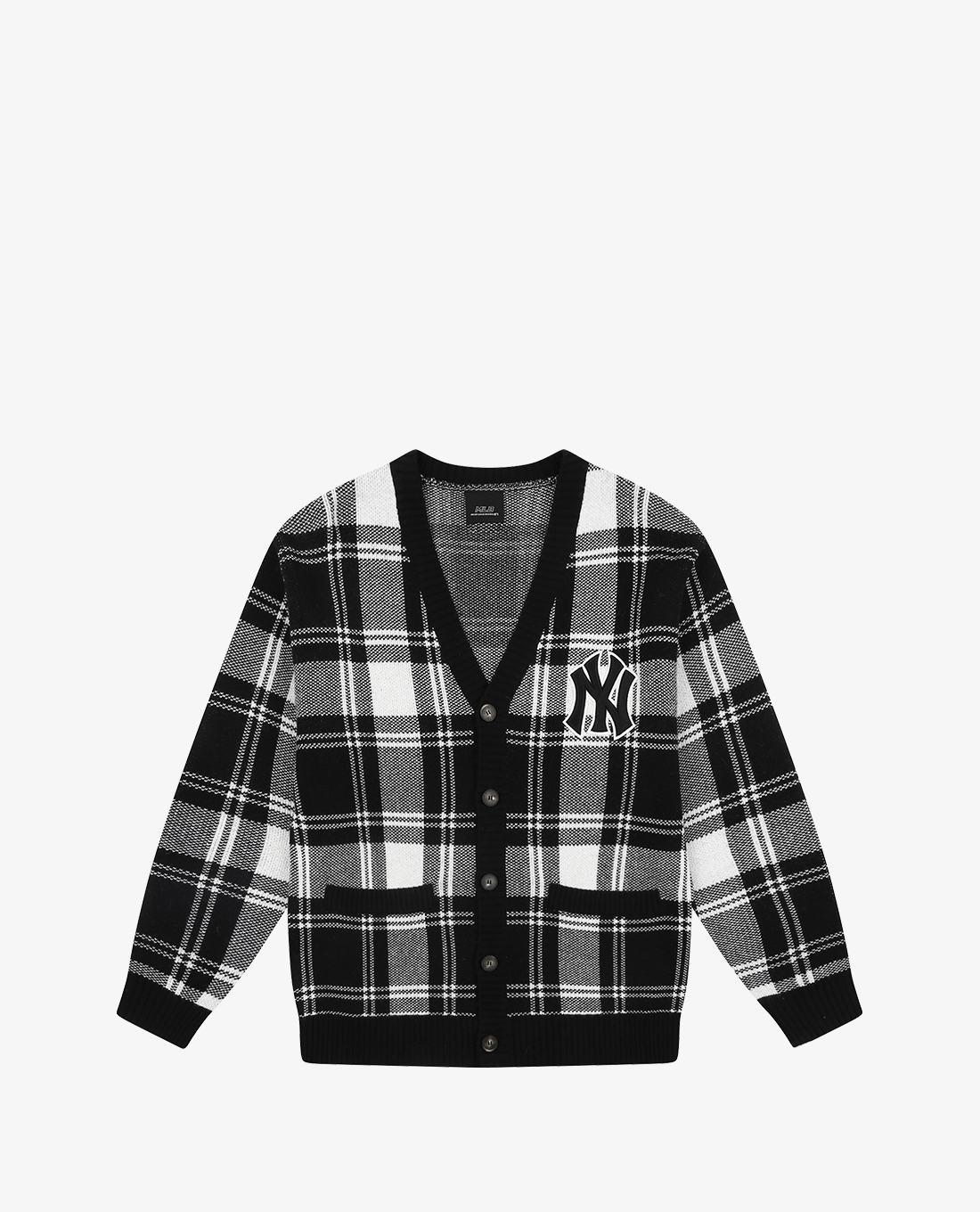 MLB - Áo khoác cardigan sọc caro Check Allover