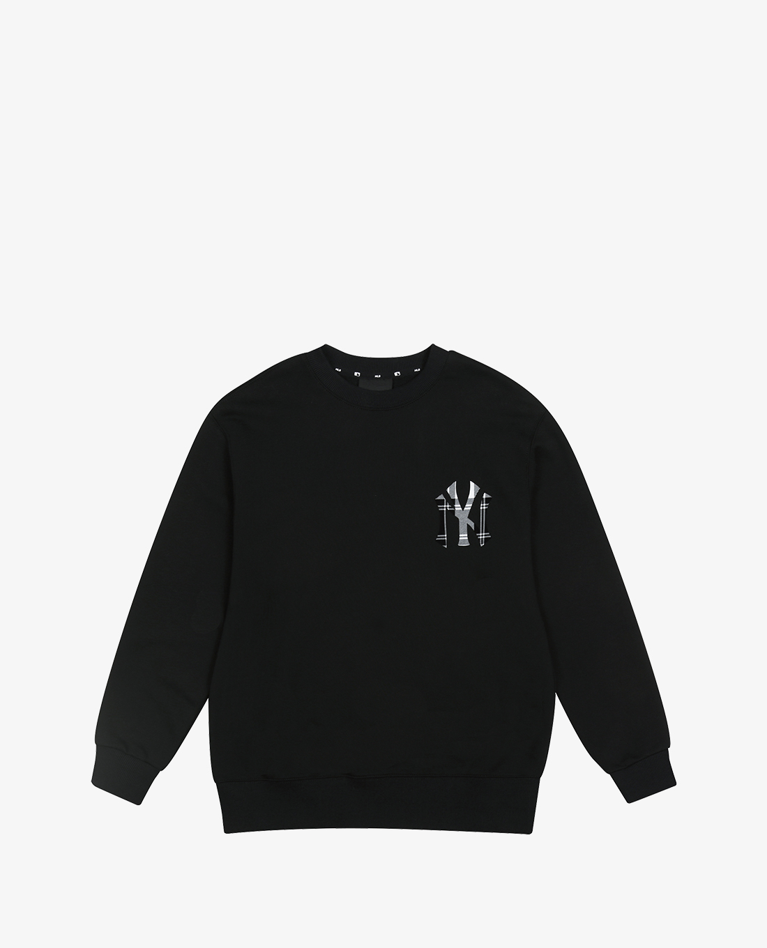 MLB - Áo sweatshirt phom suông tay dài Check Front Logo