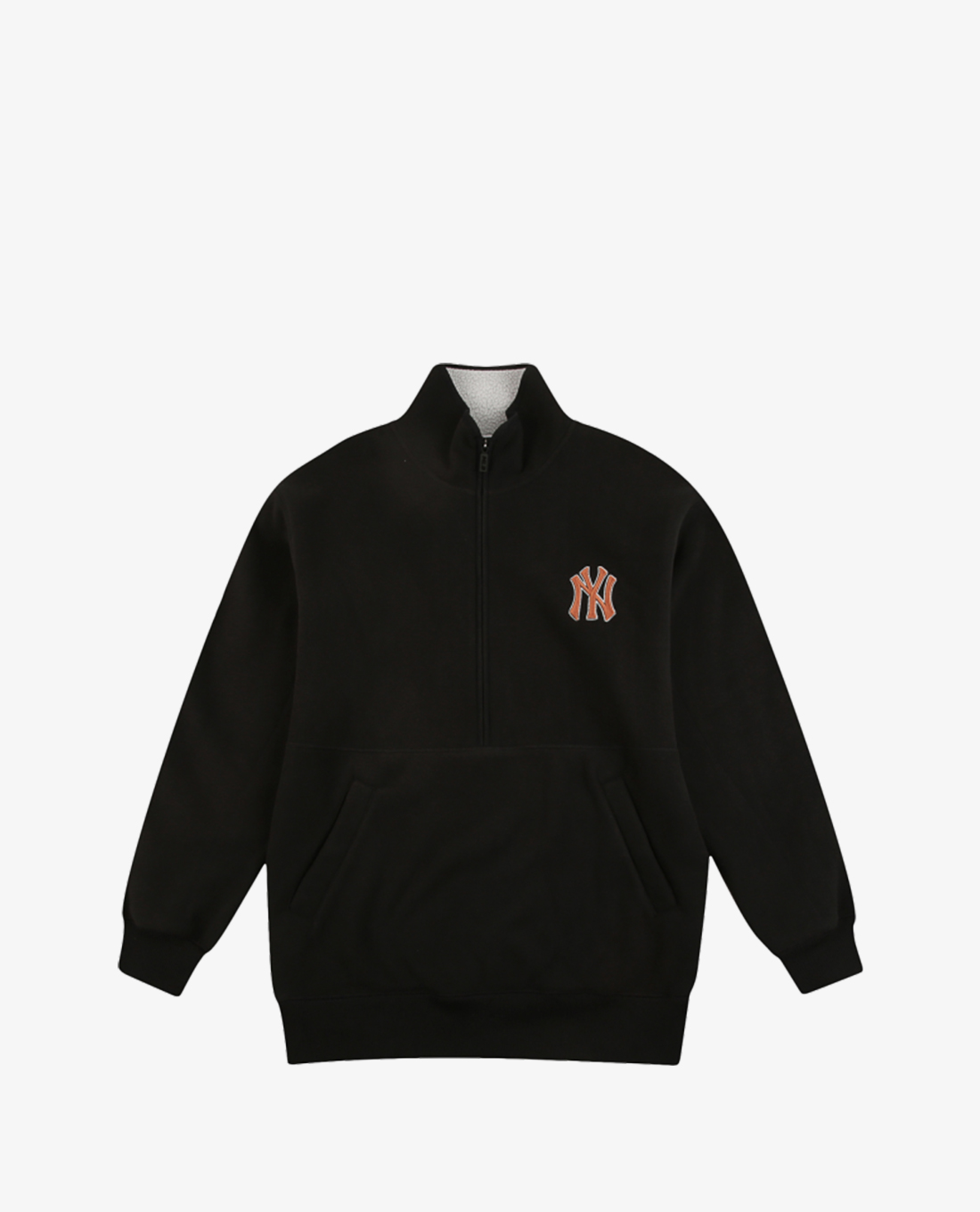 MLB - Áo sweatshirt cổ đứng tay dài Fleece New York Yankees