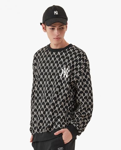  MLB - Áo sweatshirt tay dài Front Monogram Embroidery 