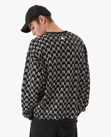  MLB - Áo sweatshirt tay dài Front Monogram Embroidery 
