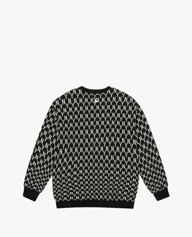  MLB - Áo sweatshirt họa tiết Monogram 