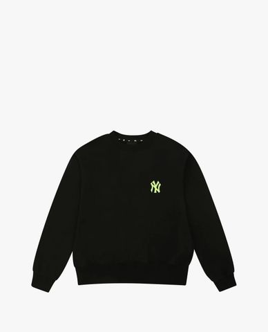  MLB - Áo sweatshirt tay dài cổ tron phom suông cổ điển 