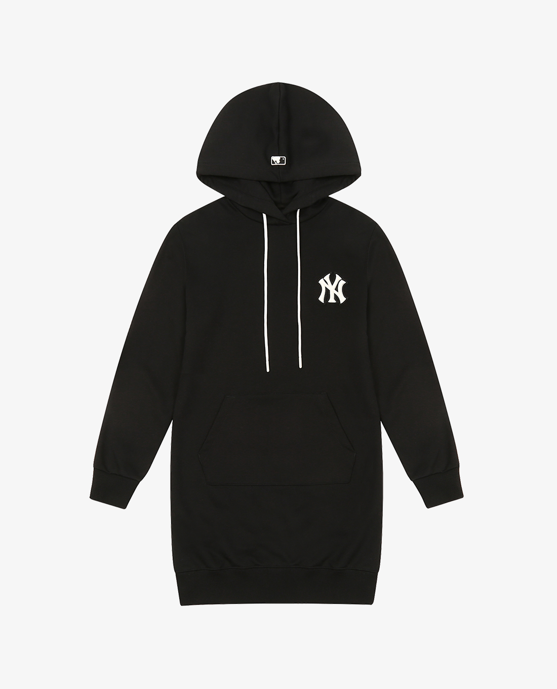 MLB - Đầm midi phối mũ phom suông tay dài Overfit