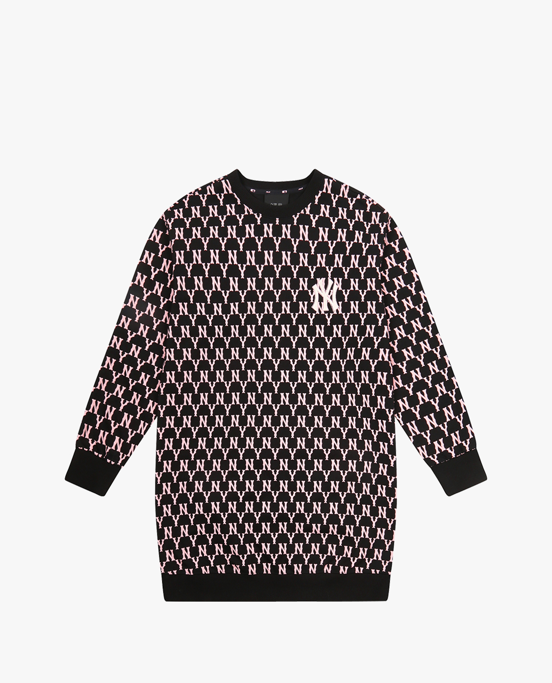 MLB - Đầm mini phom suông tay dài Monogram