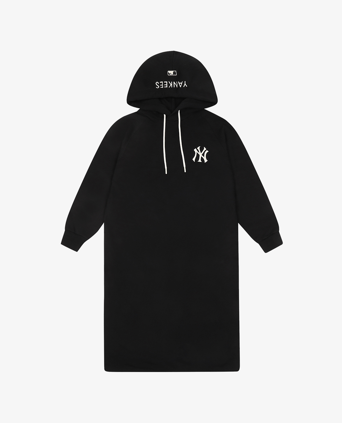 MLB - Đầm mini phối mũ phom suông tay dài Long Overfit