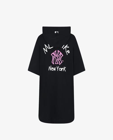  MLB - Đầm mini hoodie phối mũ trùm MLBLike 