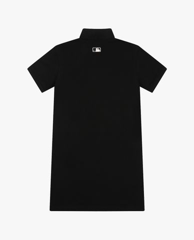  MLB - Đầm midi cổ bẻ tay ngắn Collar Slim Fit 