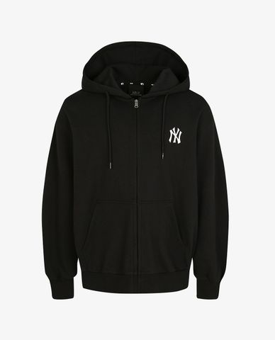  MLB - Áo hoodie phối zip có mũ Big Logo 