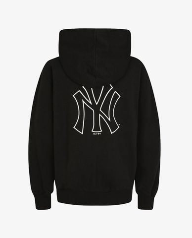  MLB - Áo hoodie phối zip có mũ Big Logo 