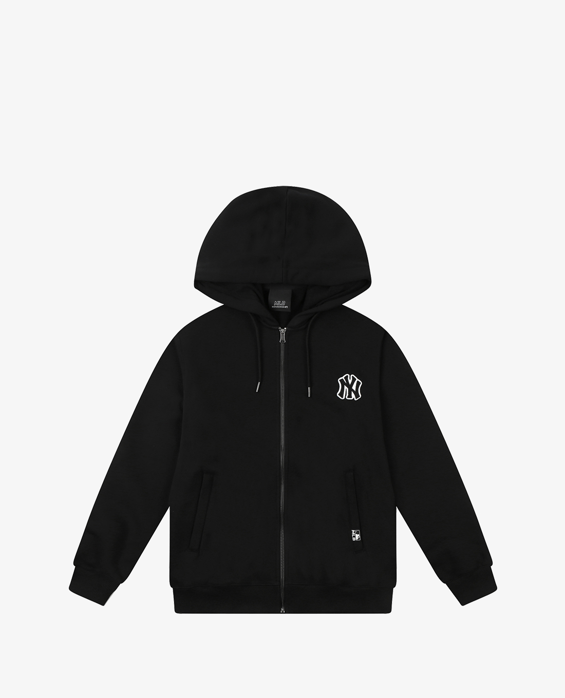MLB - Áo hoodie tay dài phối zip Basic