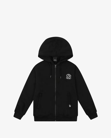  MLB - Áo hoodie tay dài phối zip Basic 