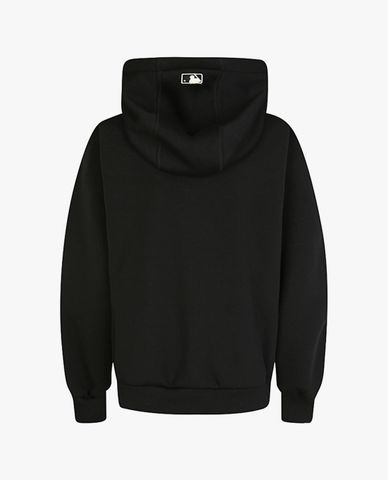  MLB - Áo hoodie phối zip có mũ Street Style 