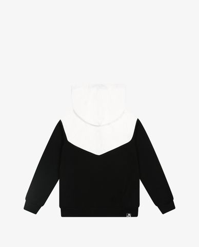  MLB - Áo hoodie tay dài phối zip Color Block Hybrid Training 