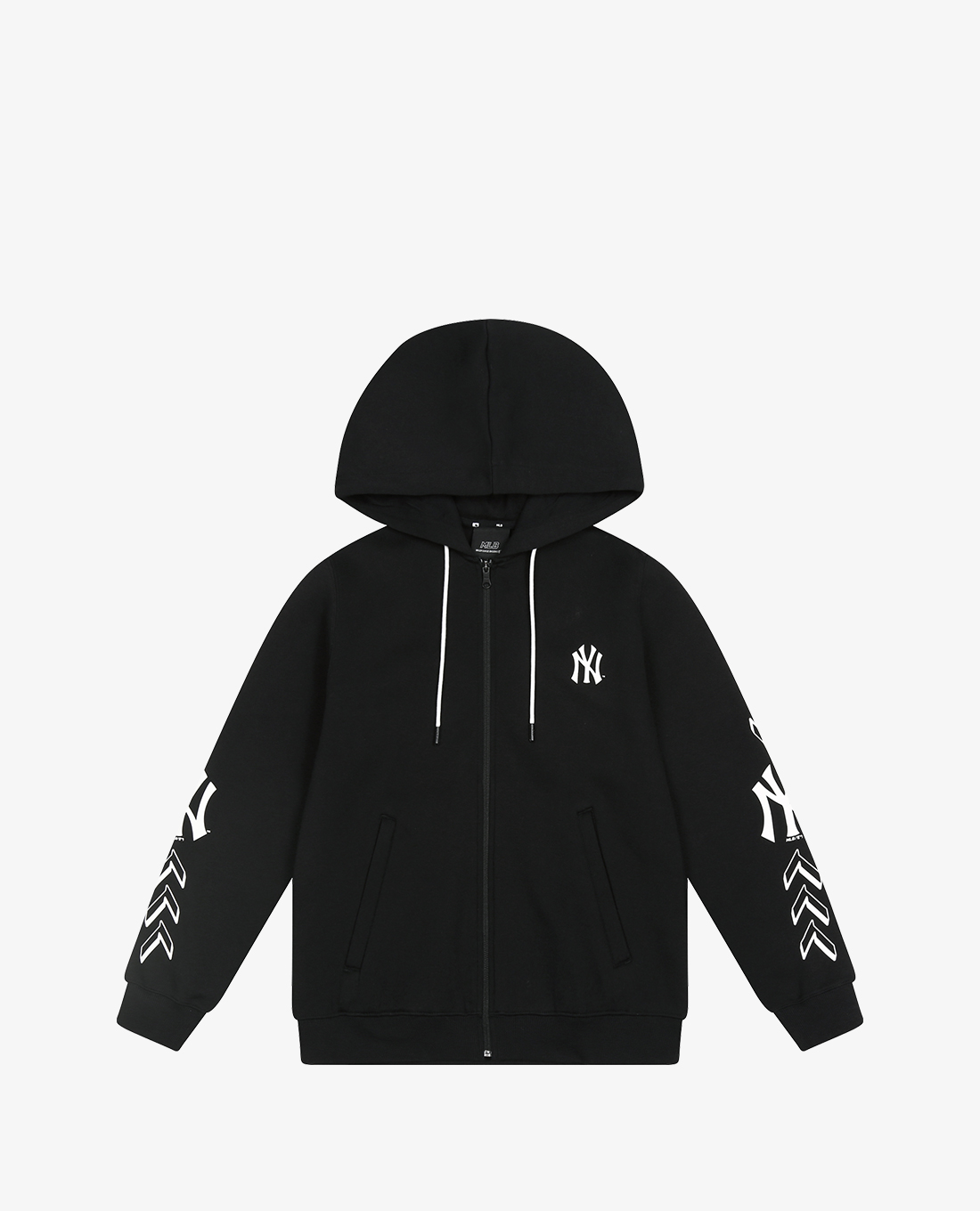 MLB - Áo hoodie tay dài phối zip Symbol Training