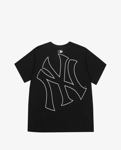  MLB - Áo thun cổ tròn ngắn tay Mega Logo Over Fit 