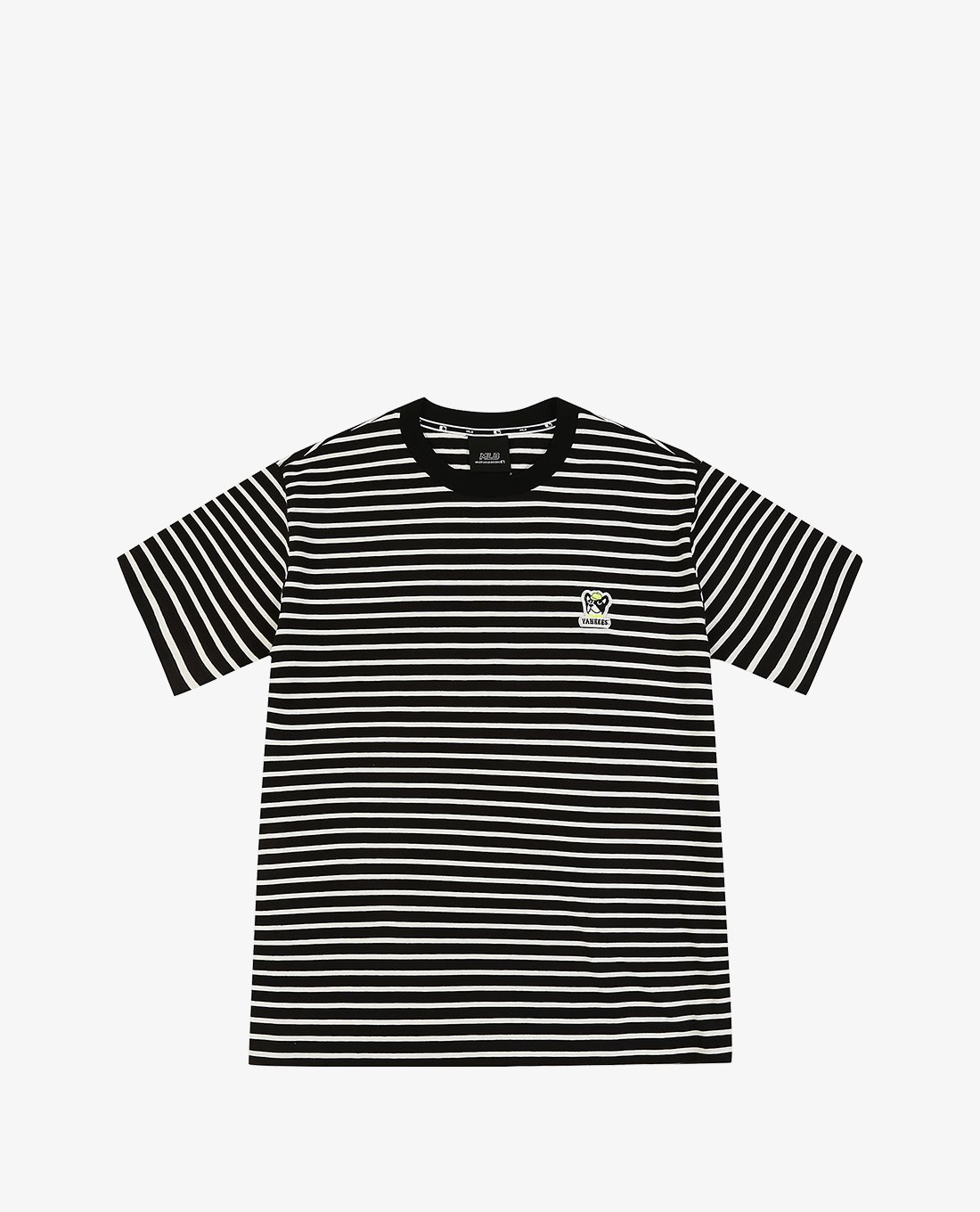 MLB - Áo thun cổ tròn ngắn tay Bark Stripe