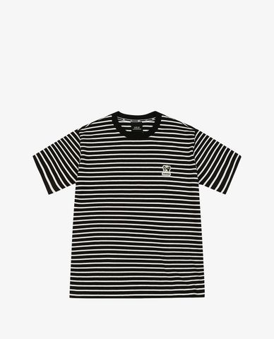  MLB - Áo thun cổ tròn ngắn tay Bark Stripe 