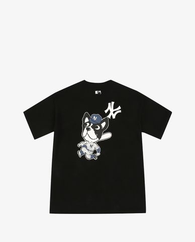  MLB - Áo thun cổ tròn ngắn tay Bark New York Yankees 