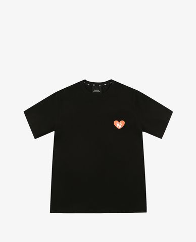  MLB - Áo thun lồng ghép họa tiết trái tim Heart New York 