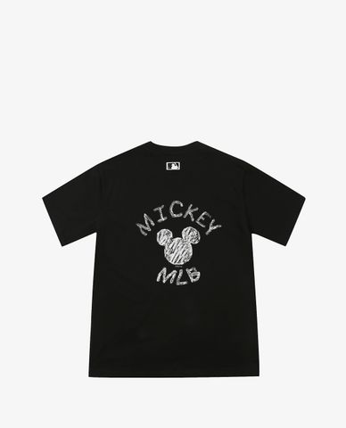  MLB - Áo thun cổ tròn ngắn tay MLB X Mickey Mouse 3Circle 
