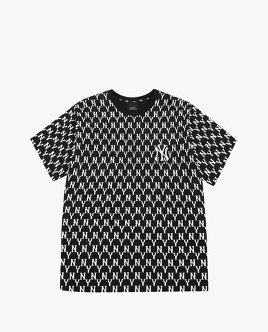  MLB - Áo thun cổ tròn ngắn tay Monogram Overfit 