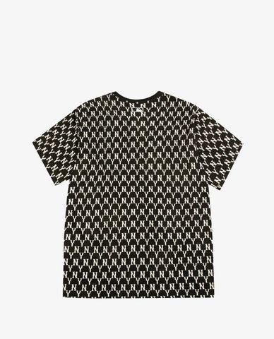  MLB - Áo thun tay ngắn cổ tròn Monogram Graphic 
