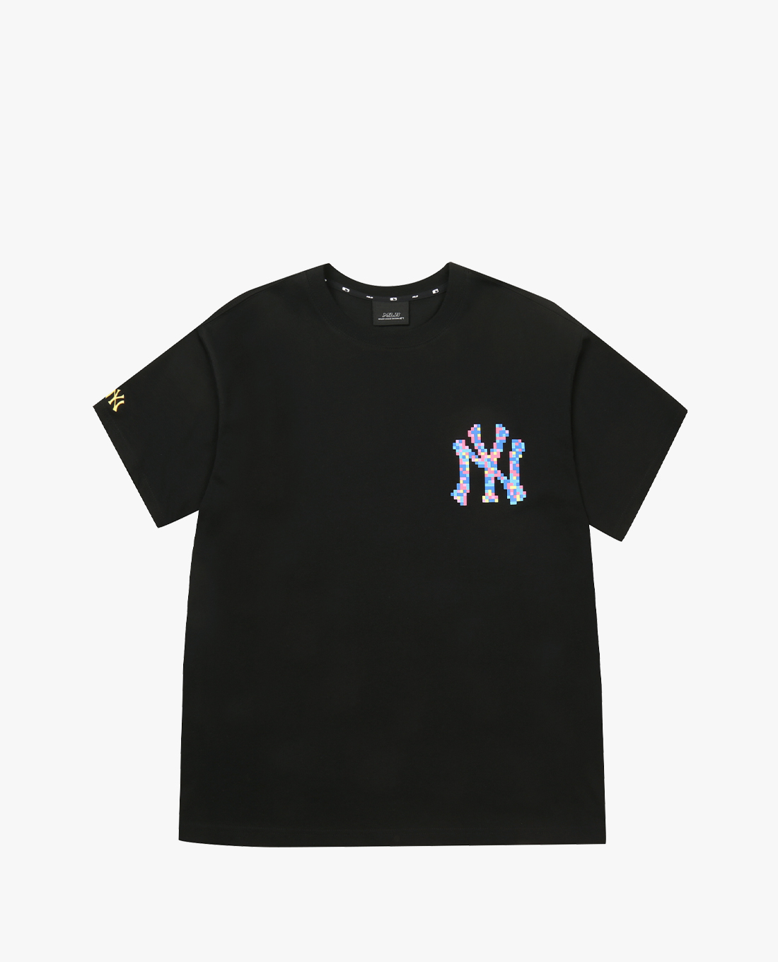 MLB - Áo thun cổ tròn ngắn tay PLAY Pixel Logo
