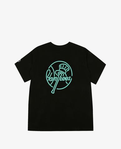  MLB - Áo thun cổ tròn ngắn tay Neon Art Coopers 