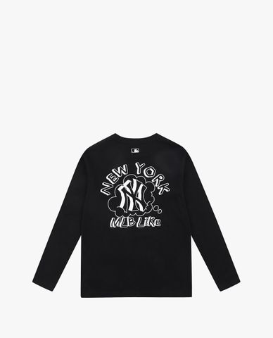  MLB - Áo thun tay dài thời trang LIKE Popcorn 