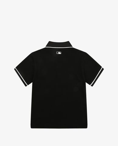  MLB - Áo polo ngắn tay Logo Basic Over Fit Pique 
