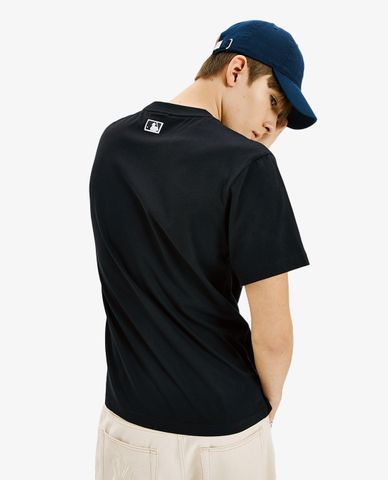  MLB - Áo thun cổ tròn ngắn tay Rainbow Basic 