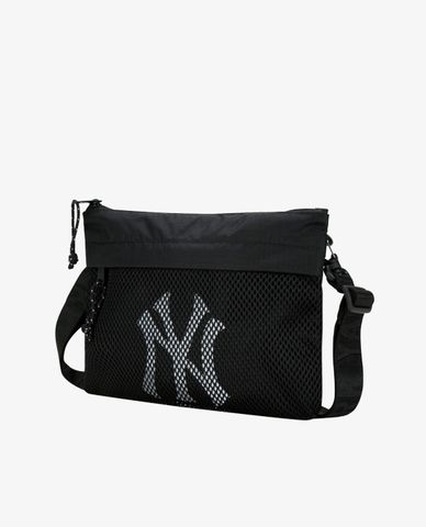  MLB - Túi đeo chéo chữ nhật Mesh Casual Sacoche 