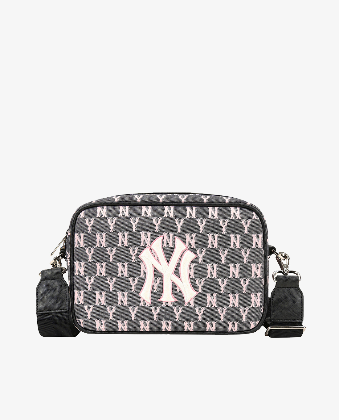 MLB - Túi đeo chéo chữ nhật Jacquard Monogram