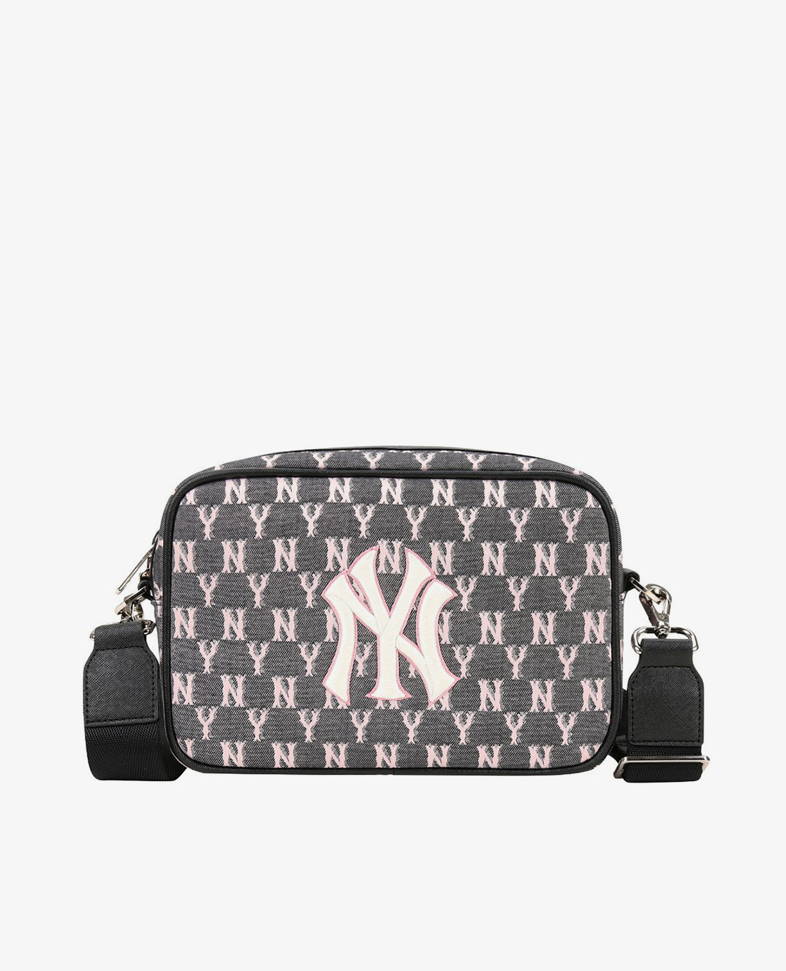MLB - Túi đeo chéo chữ nhật Monogram Jacquard