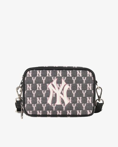  MLB - Túi đeo chéo mini chữ nhật Jacquard Monogram 