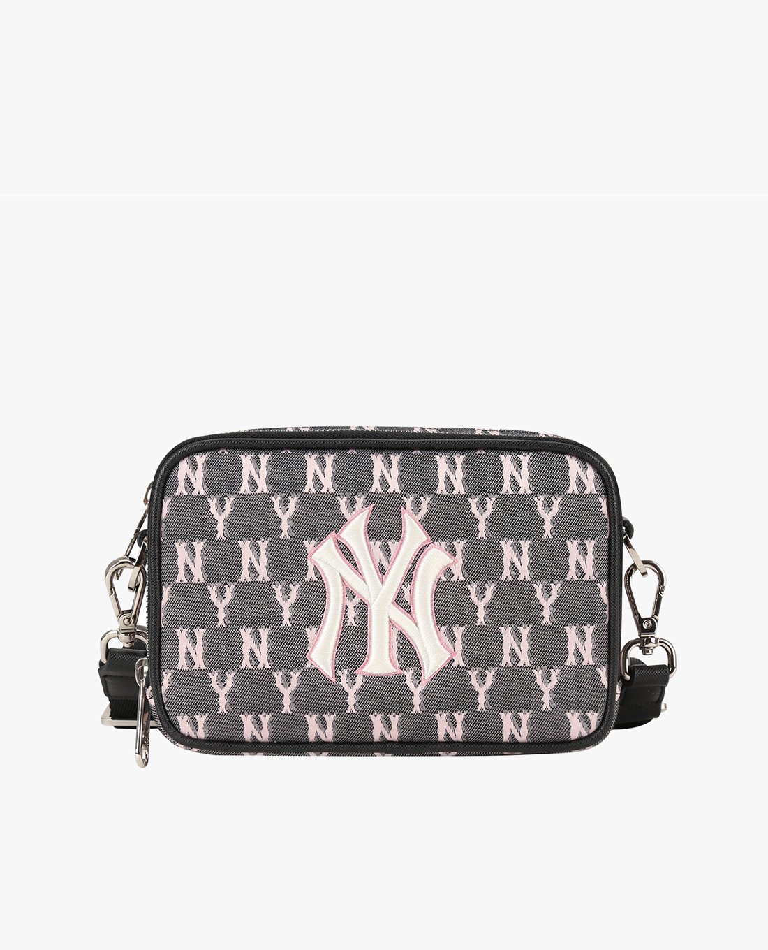 MLB - Túi đeo chéo chữ nhật Monogram Jacquard Mini