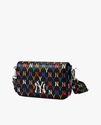  MLB - Túi đeo chéo chữ nhật Monogram Rainbow 
