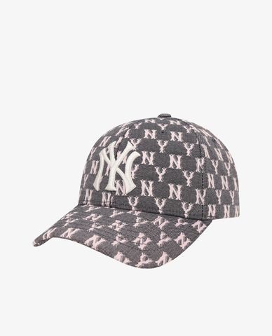  MLB - Nón bóng chày Monogram Jacquard Curve 